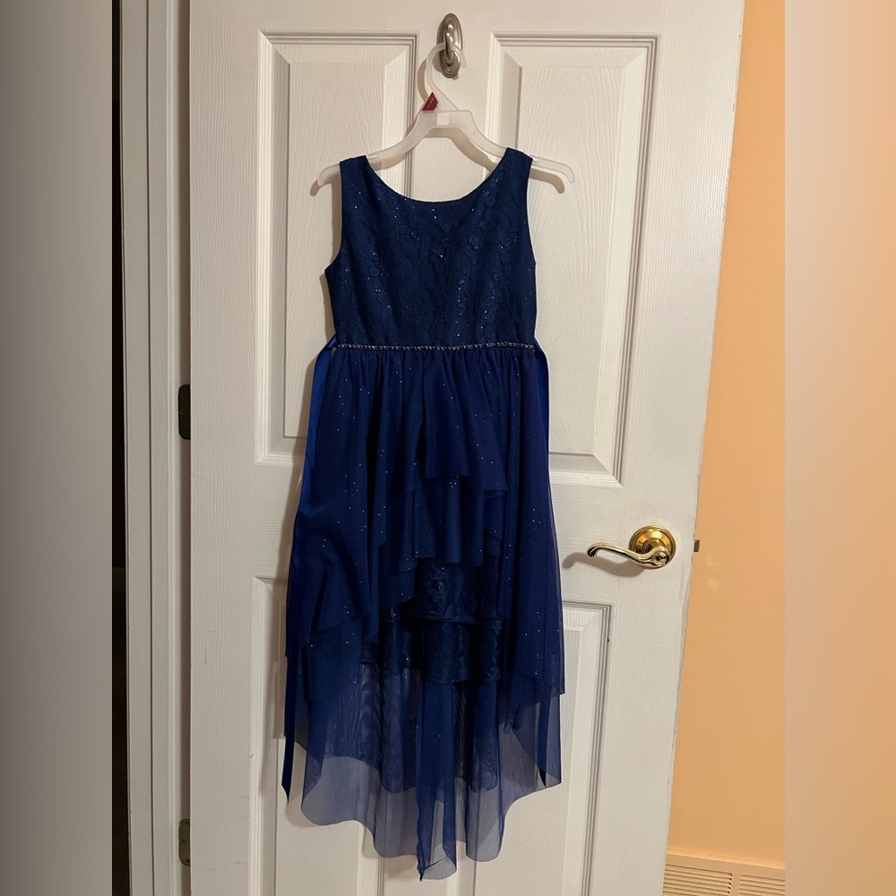 Sparkly Tween Diva Blue Dress Size 7